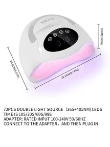 Lámpara LED <span class=keywords><strong>UV</strong></span> SUN X17 MAX <span class=keywords><strong>para</strong></span> <span class=keywords><strong>uñas</strong></span>, luz de <span class=keywords><strong>uñas</strong></span> inteligente <span class=keywords><strong>para</strong></span> secar esmalte de Gel, secador de <span class=keywords><strong>uñas</strong></span> profesional, herramientas de manicura - Product Image 4