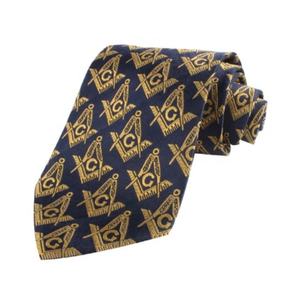 Vente en gros OEM Cravates en soie pour hommes à la mode personnalisées insignes maçonniques imprimés avec logo carré G Cravates maçonniques Vente en gros - Product Image 6