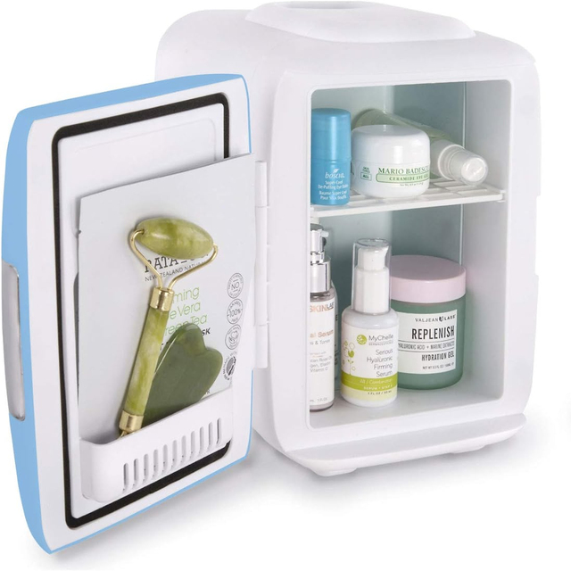 Hot Retro Mini Fridge 4 Liter 12 Volt Refrigerator for Office Home Portable Small Fridge Retro Refrigerator