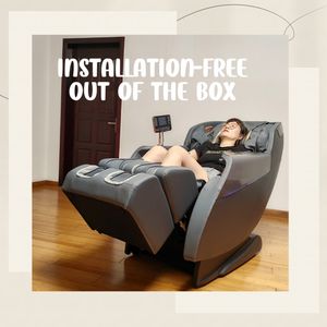 Mini silla de masaje de lujo a precio barato de fábrica 5d gravedad cero silla de masaje eléctrica de cuerpo completo con tacto humano como se ve en la TV - Product Image 6