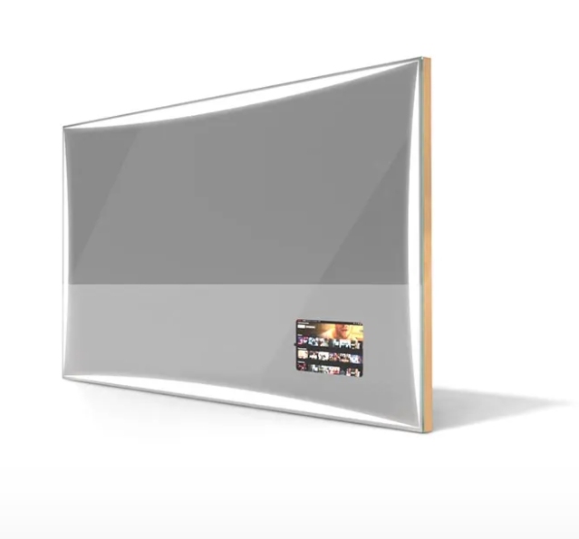 LG 55-Inch Smart Mirror TV with Illuminated Feature Modern Rectangle LED Magic Mirror Waterproof for Bathroom Use