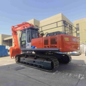 Excavatrice sur pneus d'occasion Hitachi ZX350H à vendre, moteur Isuzu, composants hydrauliques, capacité de la benne de 1 m3, poids en ordre de marche de 10705 kg - Product Image 3