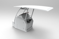 T-top Bateau pour Console Centrale Standard Bateau Blanc ou Noir Alliage d'Aluminium/Acier Inoxydable Accessoires Bateau