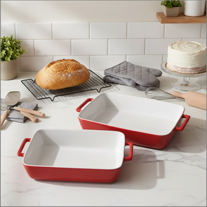 Prix d'usine Lot de 2 plats de cuisson <span class=keywords><strong>en</strong></span> <span class=keywords><strong>céramique</strong></span>, vaisselle <span class=keywords><strong>en</strong></span> gros, assiettes, plats <span class=keywords><strong>à</strong></span> <span class=keywords><strong>tarte</strong></span> et plats <span class=keywords><strong>à</strong></span> gratin <span class=keywords><strong>en</strong></span> <span class=keywords><strong>céramique</strong></span> - Product Image 1