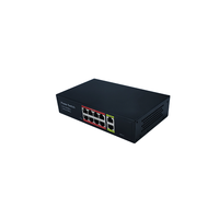 FOSVISION 8 Poe Switch 8 Port 48V 120w standar IEEE:EEE802.3AF/AT 10/100Mbps dan 2 Uplink 100Mbps daya melalui Ethernet