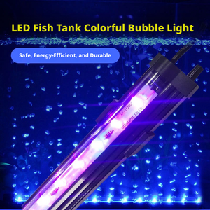 Lampe <span class=keywords><strong>LED</strong></span> submersible pour <span class=keywords><strong>aquarium</strong></span>, 7 couleurs, avec aérateur, ventouses étanches, basse tension pour aquariums - Product Image 4