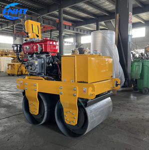 550kg Hand-held Double Drum Hydraulic Vibratory <b>Roller</b> with Changchai Engine Gear Motor Pump for Asphalt/<b>Soil</b> Compaction - Product Image 1