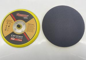 Bantalan pengamplasan antarmuka 150mm, alas antarmuka Super tipis <span class=keywords><strong>Hook</strong></span> <span class=keywords><strong>and</strong></span> <span class=keywords><strong>Loop</strong></span> tanpa lubang - Product Image 5