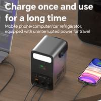 KONFULON 2025 Power Bank dengan tampilan LED, pengisi daya Cepat 65W kapasitas tinggi 60000MAH dan Multi port Produk Baru & senter