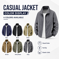 Veste Homme Personnalisée de Haute Qualité avec Logo, Légère, Imperméable, Coupe-Vent, Coupe Ajustée, Style Formel, Fine, pour Uniformes Sportifs