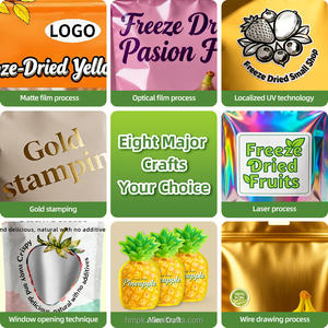 Sacs à bonbons personnalisés, pochette en plastique à fermeture éclair <span class=keywords><strong>pour</strong></span> figues séchées, fruits, noix, emballage de collations avec logo - Product Image 4