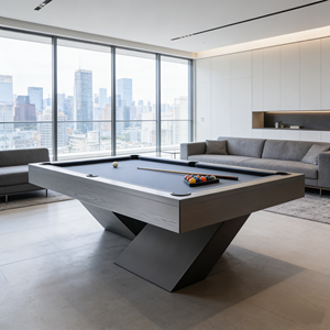 โต๊ะบิลเลียด Champion Pro ระดับมืออาชีพ แบบรัสเซีย พร้อมแผ่นรองและโครงไม้เนื้อแข็ง โต๊ะพูล <span class=keywords><strong>8</strong></span> ลูก - Product Image 4