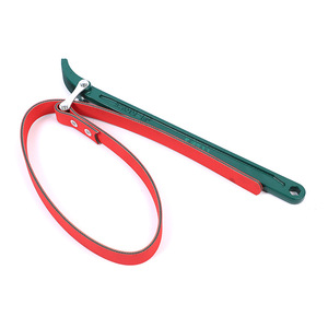 Clé à chaîne neutre de 15 pouces pour le retrait du filtre à huile, outil de réparation automobile avec conception de type courroie et construction en acier 45 - Product Image 3