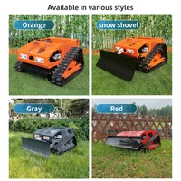 VTC550 Italie Souffleuse à neige CE Débroussailleuse sur chariot Tracteurs à batterie 24V 12Ah Tondeuse Flair pour jardins sur toits