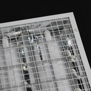Modern Embedded Ceiling <b>Grille</b> Light LED with Steel Wire <b>Mesh</b> Cover and Iron Housing for Industrial Workshop - Product Image 3