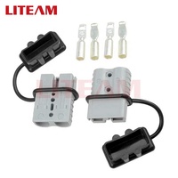 Connecteur de batterie fourni par l'usine pour câble 1/0, 175 A, 600 V, prise de batterie 175 A, connecteurs de pôle d'alimentation CC, connecteur de chargeur pour voiture et fourgonnette