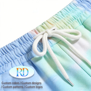 Set di <span class=keywords><strong>Abbigliamento</strong></span> per Bambine con Stampa Tie Dye, Top Corto con Spalle Scoperte + Pantaloncini con Coulisse, Completo 2 Pezzi, <span class=keywords><strong>Abbigliamento</strong></span> Estivo per Ragazze all'Ingrosso - Product Image 5