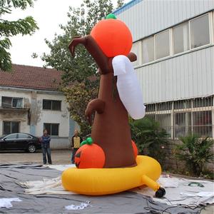 Decoración Inflable Iluminada para Halloween, Árbol Encantado con <span class=keywords><strong>Calabaza</strong></span> y Fantasma en Oferta - Product Image 2