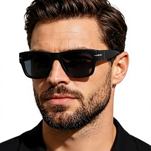 Lunettes de soleil rétro Davids Signature, style européen-américain, monture carrée tendance, lunettes de soleil sophistiquées pour hommes, monture intégrale, qualité supérieure - Product Image 1
