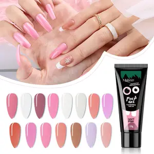 Fournitures pour les ongles Vente en gros Fournitures pour les ongles Logo personnalisé OEM Marque distributeur Gel dur pour extension des ongles