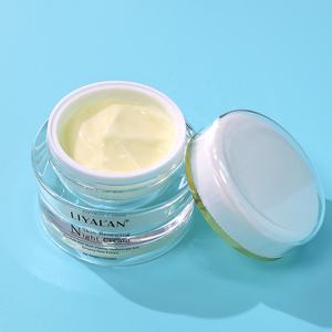 Özel etiket yüz besler ince çizgileri azaltmak C vitamini/B/E hyaluronat Ginseng cilt yenileme gece kremi - Product Image 1