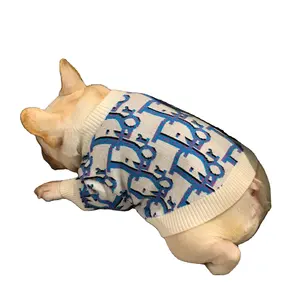 Popular New Design Pet Clothing Autumn Winter Soft Comfortable Sweater For Cat Fight Teddy Schnauzer