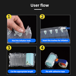 JIJID Inflatable Air Bubble Film Strong Shock Resistance Logistics Packaging <strong>Materials</strong> for Fragile Article Shipping Supplies - Product Image 5