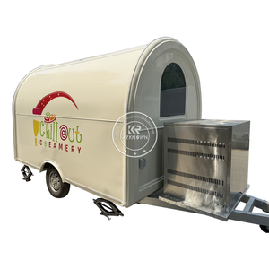 Remorque alimentaire mobile ronde entièrement équipée pour poulet rôti et café, modèle 2025 - Product Image 4