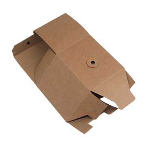 Impression en usine de boîte en papier kraft avec logo personnalisé emballage de style rétro boîte cadeau d'emballage de tasse à café recyclable épaisse sangle - Product Image 5