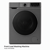 Lave-linge à chargement frontal 15 kg, lave-linge à inverter BLDC 1200 tr/min, écran LED, lave-linge domestique autonome