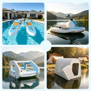 <span class=keywords><strong>Bicicleta</strong></span> Acuática Inflable de PVC, Comercial, Eléctrica, Individual o Doble, para Deportes Acuáticos y Ejercicio en el Agua - Product Image 3