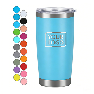 Vaso Térmico <span class=keywords><strong>de</strong></span> Acero Inoxidable 304 <span class=keywords><strong>de</strong></span> 20oz con Logotipo Personalizado, Tapa Múltiple, Venta al por Mayor, Taza <span class=keywords><strong>de</strong></span> Café con Aislamiento al Vacío <span class=keywords><strong>de</strong></span> Doble Pared - Product Image 1