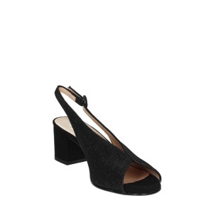 E23700C sandali con cinturino alla caviglia in oro con tacco alla moda Open Toe da festa di nozze scarpe stringate con zeppa per matrimoni estivi - Product Image 5