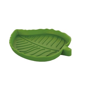 NOMOY PET de <span class=keywords><strong>la</strong></span> venta directa de fábrica al por mayor hoja verde grande plato comida tazón de agua para reptil NW-11 - Product Image 1