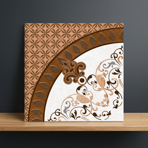 Carreaux de sol en céramique numérique vert 40x40cm, motif bois, porcelaine émaillée vitrifiée pour intérieur de salle de bain - Product Image 6