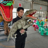 GECAI Modèle de dinosaure bébé le plus populaire, marionnette de dinosaure animatronique réaliste