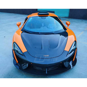 GT4 Style Dry Carbon Fiber Front Bumper Canards for Mclaren 570S 570GT - Product Image 3
