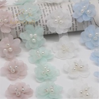 Nouvelle Collection 2026 : Ruban de dentelle décoratif avec applique florale 3D et perles pour vêtements, chaussures et chapeaux