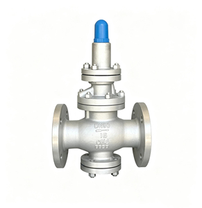Válvula de reducción de pistón operada por piloto Y43H-16C de acero inoxidable con brida roscada para agua a alta temperatura DN32 - Product Image 1