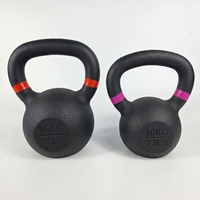 Kettlebell en fonte massif de 6 kg, coloré et revêtu de vinyle, durable, pour la maison, la salle de sport et l'entraînement CrossFit – Vente en gros
