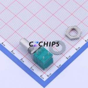 Résistance/potentiomètre réglable RK0971111Z32, composant traversant (THT), résistance 50 kOhm 20 % 50 mW 1 - Product Image 2