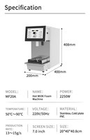 El mejor vaporizador de leche automático, Espumador de leche innovador para baristas y restauradores, crea espuma de leche artística Latte de primera clase