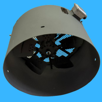 Ventilateur de refroidissement indépendant à roulement à billes électrique G280A pour moteurs à onduleur 380V/220V/415V, diamètre de la pale de 17,72 pouces, OEM/ODM