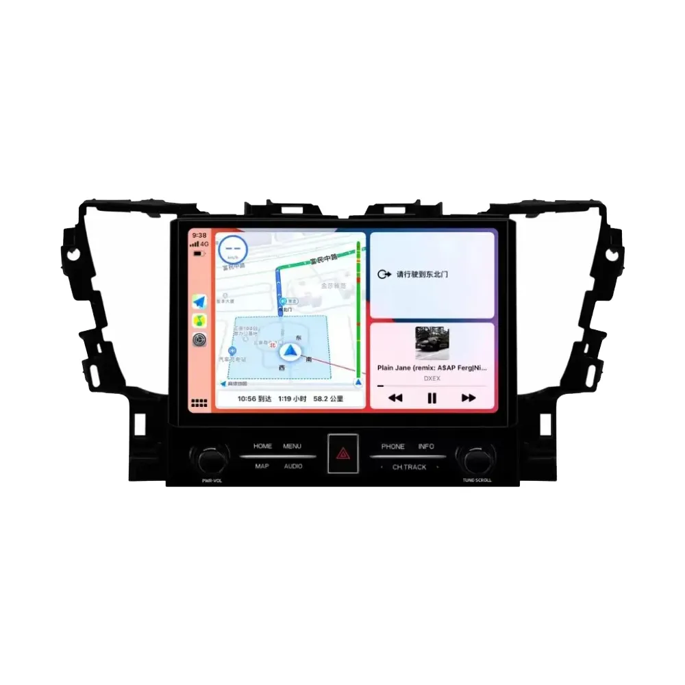 Pemutar Multimedia Radio mobil 2Din 11.6 inci, Head Unit navigasi Stereo Android 8 + 128G Untuk Toyota Alphard seri 30 hingga 35
