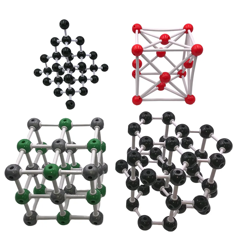 A Estrutura De Cristal Modelo de Grafite, Diamante, NaCl, Cobre, 301 peças Modelo Molecular.