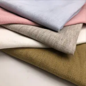 Pure linen 9 * 9 plain linen fabric linen garment DIY design fabric directly supplied by the manufacturer