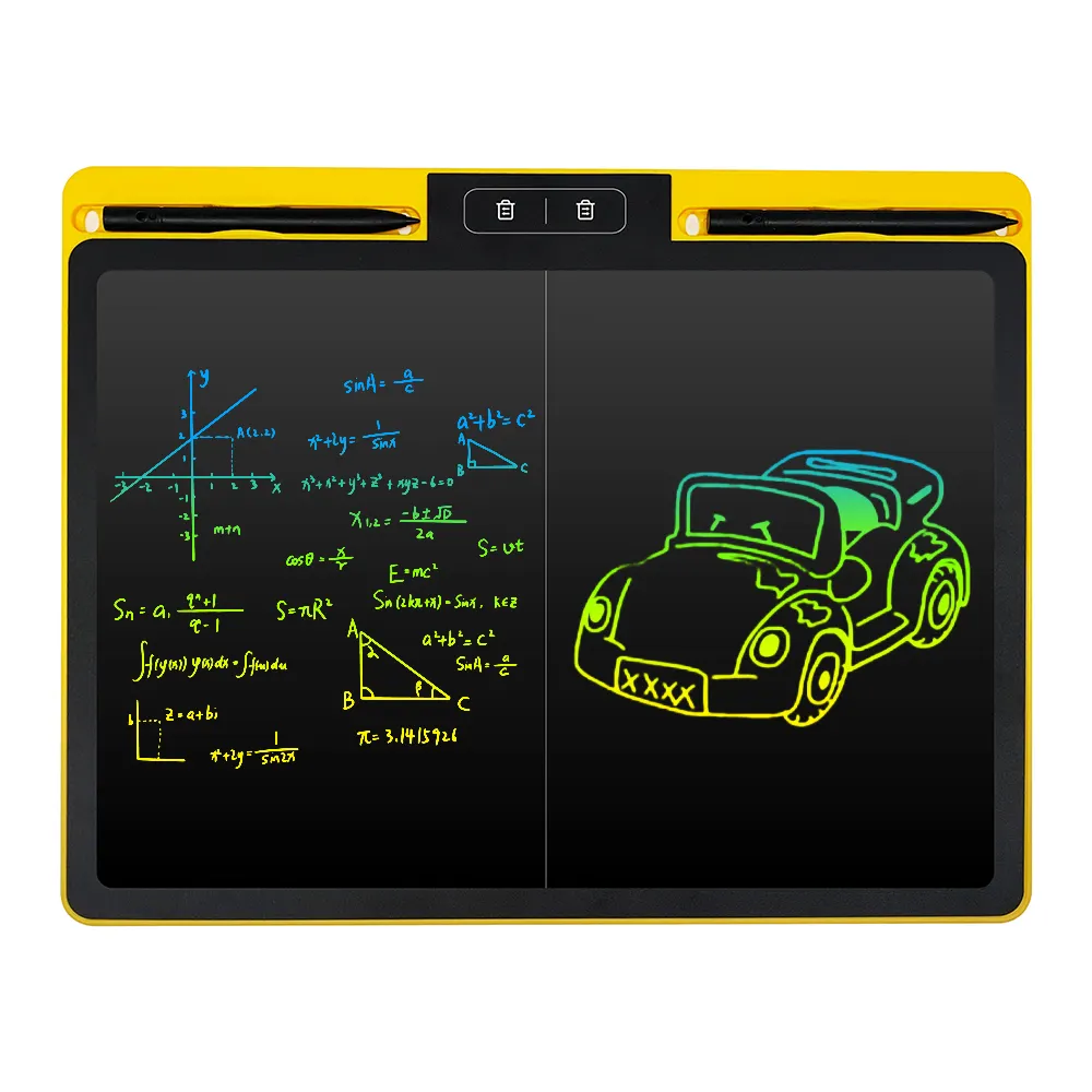 SUPERBOARD LCD electronic Graffiti Graphic writing drawing memo doodle sketch scribbler tablet board pad con schermo diviso