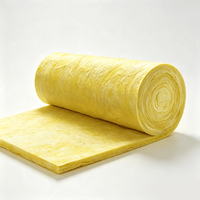 Rouleau de laine de verre 40kg/m3 non revêtu pour l'isolation des conduits d'évacuation des fumées 60mm pour les projets de construction