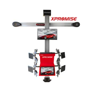 XPROMISE無料アップデート新しいスタイルの自動ワークショップ機器3Dカーホイールアライナー販売
