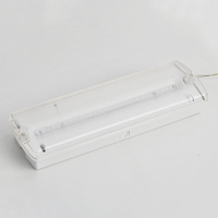 Lampes d'urgence étanches IP65 85-265V, type murale, rechargeables, pour signalisation de sortie